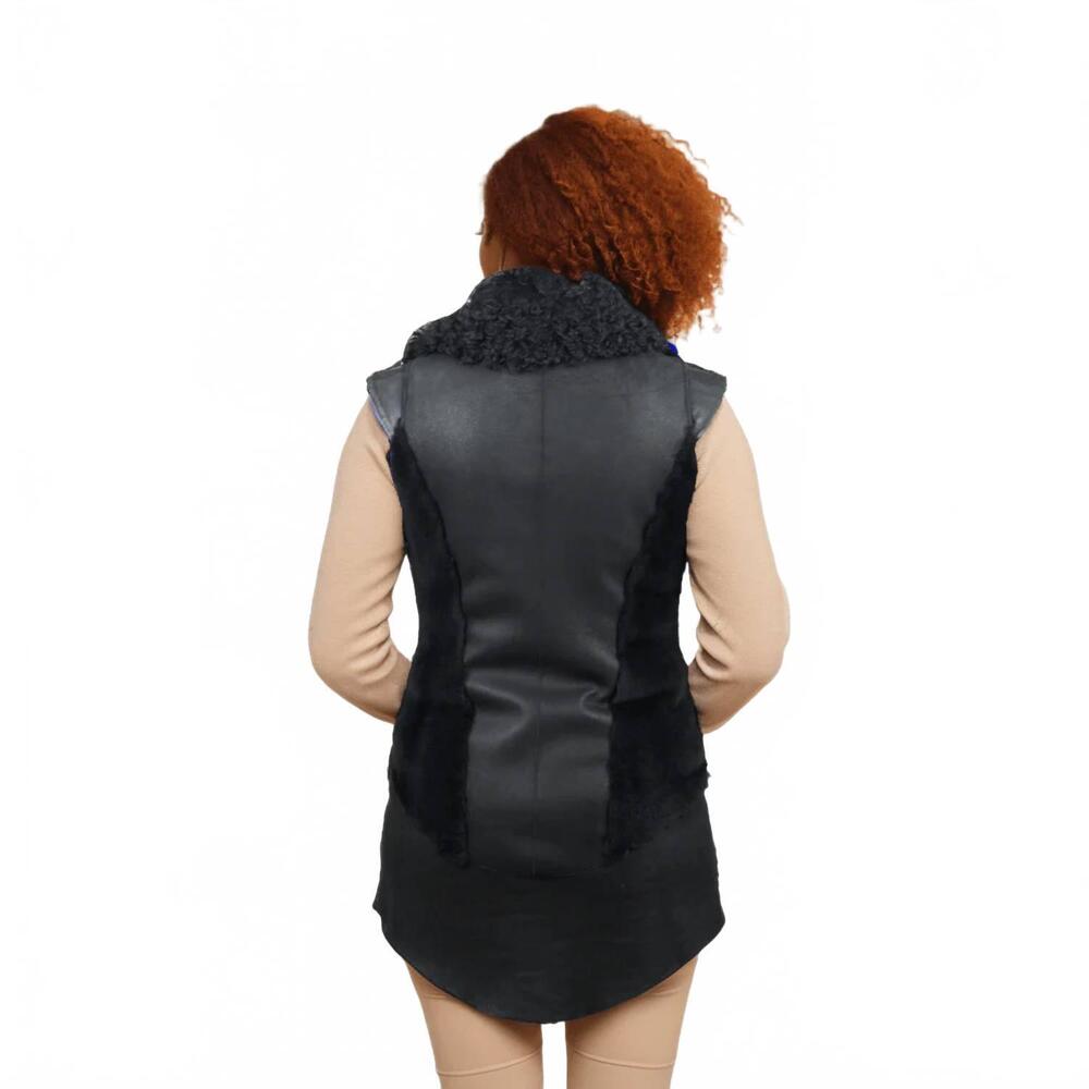 NEW LUSSO BENI galatea coat in black - Picture 4 of 5